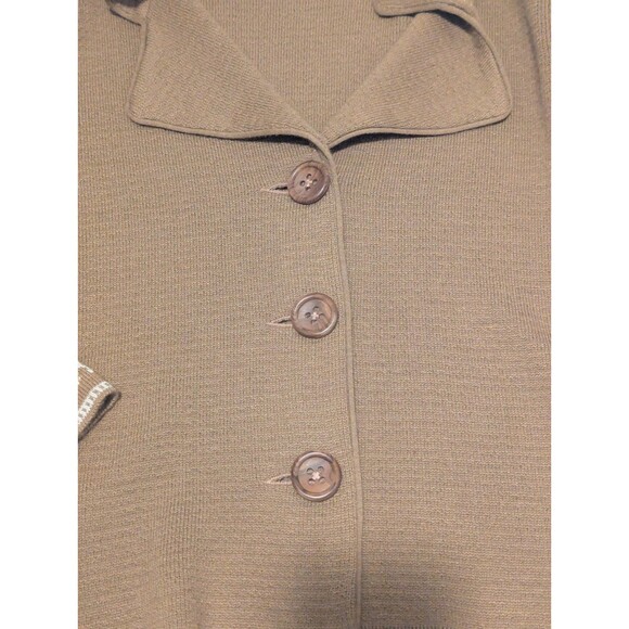 Peru Etnico Womens 100% Baby Alpaca Cardigan Sweater Large Shawl Neck - Picture 3 of 10